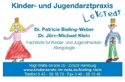 Kinderarztpraxis Lokstedt Dr. Patricia Bieling-Weber & Dr. Jörn-Michael Klein